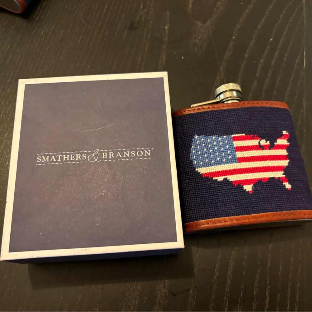 Smathers and Branson American Flag Flask